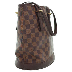 Louis Vuitton Damier Bucket Marais Bag Brown Shoulder Ebene